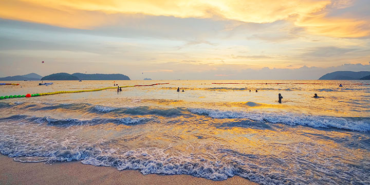 Beach of Langkawi Island