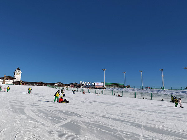 skiing at nanshan ski resort