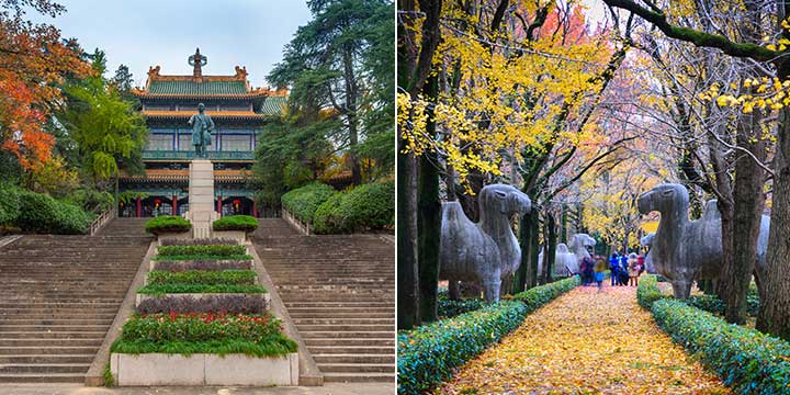 Sun Yat-sen Mausoleum and Xiaoling Mausoleum