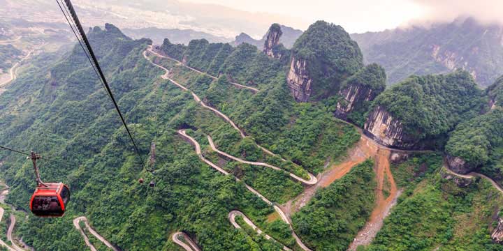 Tianmenshan Mountain 