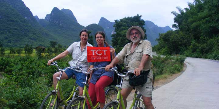 Go cycling in Yangshuo